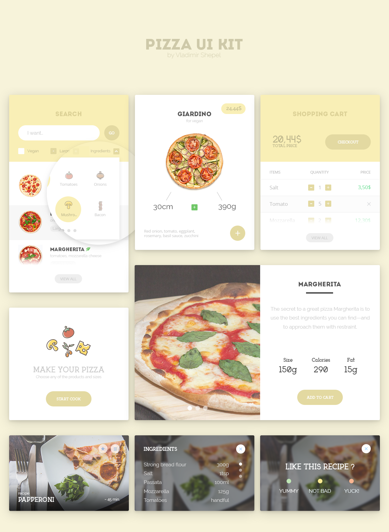 Pizza Ui Kit